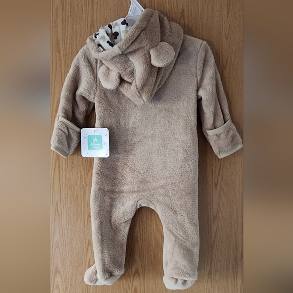 Mickey Mouse Baby Boy Footie Size 3/6 M - Picture 3 of 3